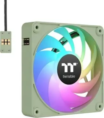 Ventilator PC Thermaltake CT120 EX ARGB Sync, 120mm, set 3 copë, jeshile Matcha