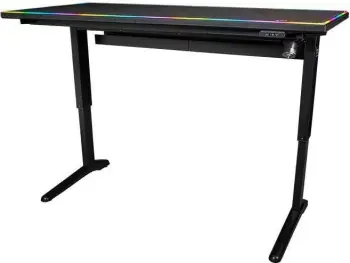 Tavolinë gaming Thermaltake Level 20 GT BattleStation, 150cm, strukturë e fortë, e zezë