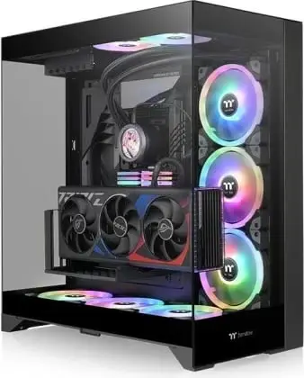 Kasë Thermaltake CTE E550 TG, Midi Tower, Gaming, EATX, e zezë