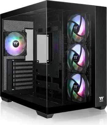 Kasë Thermaltake View 380 TG, e zezë, Midi Tower