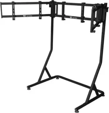 Mbajtës monitorësh Thermaltake Triple Monitor Stand Pro, deri 3 ekrane, 55 inç, i zi