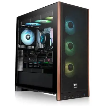 Kuti kompjuteri Thermaltake S370 WS, MIDI Tower ATX, 4 ventilatorë, e zezë