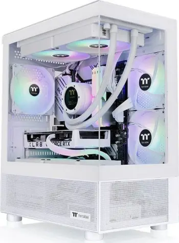 Kasë Thermaltake View 170 TG ARGB, e bardhë, Mini Tower