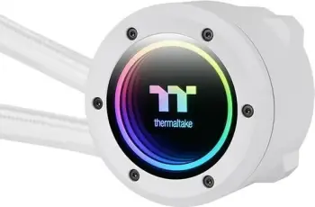 Komplet ftohës me lëng Thermaltake TH420 V2 ARGB, 84.32 cfm, Bardhë