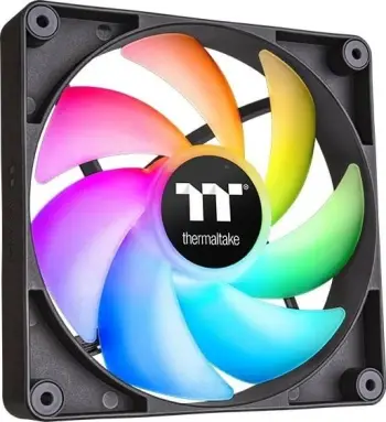 Ventilator Thermaltake CT120 ARGB Sync, 500-2000 RPM, Ngjyrë e zezë dhe e bardhë