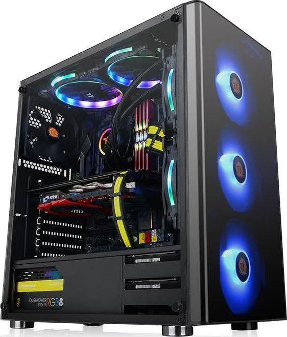 Kasë Thermaltake V200 TG RGB Edition, Midi Tower - 14