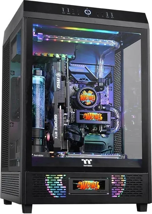 Panel LCD Thermaltake për kasë The Tower 500, i zi - 3