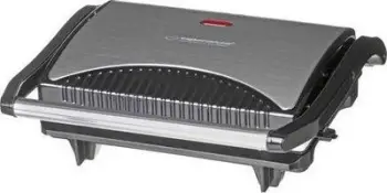 Grill elektrik Esperanza EKG006, 750 W, i zi / argjendtë