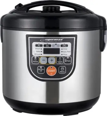 Tenxhere Multicooker Esperanza Cooking Mate (EKG011), 850W, I zi / argjendtë, III