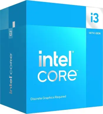 Procesor Intel Core i3-14100F (BX8071514100F), 3.5 GHz, 4 bërthama, Socket 1700, 12 MB, BOX