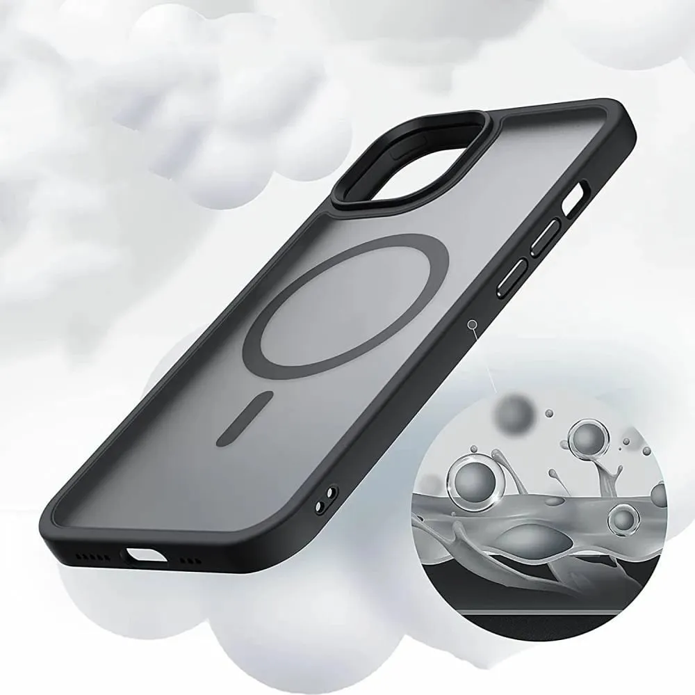 Mbështjellës Tech-Protect MagMat për iPhone 11 Pro, MagSafe, gjysmë-transparent, zi - 4