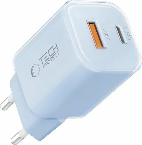 Karikues muri Tech-Protect NCM33W, 2 porta, 33W, Blu - 2