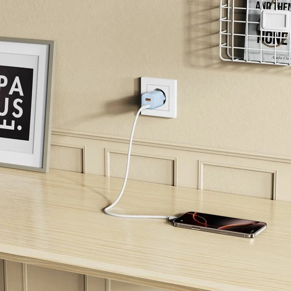 Karikues muri Tech-Protect NCM33W, 2 porta, 33W, Blu - 7