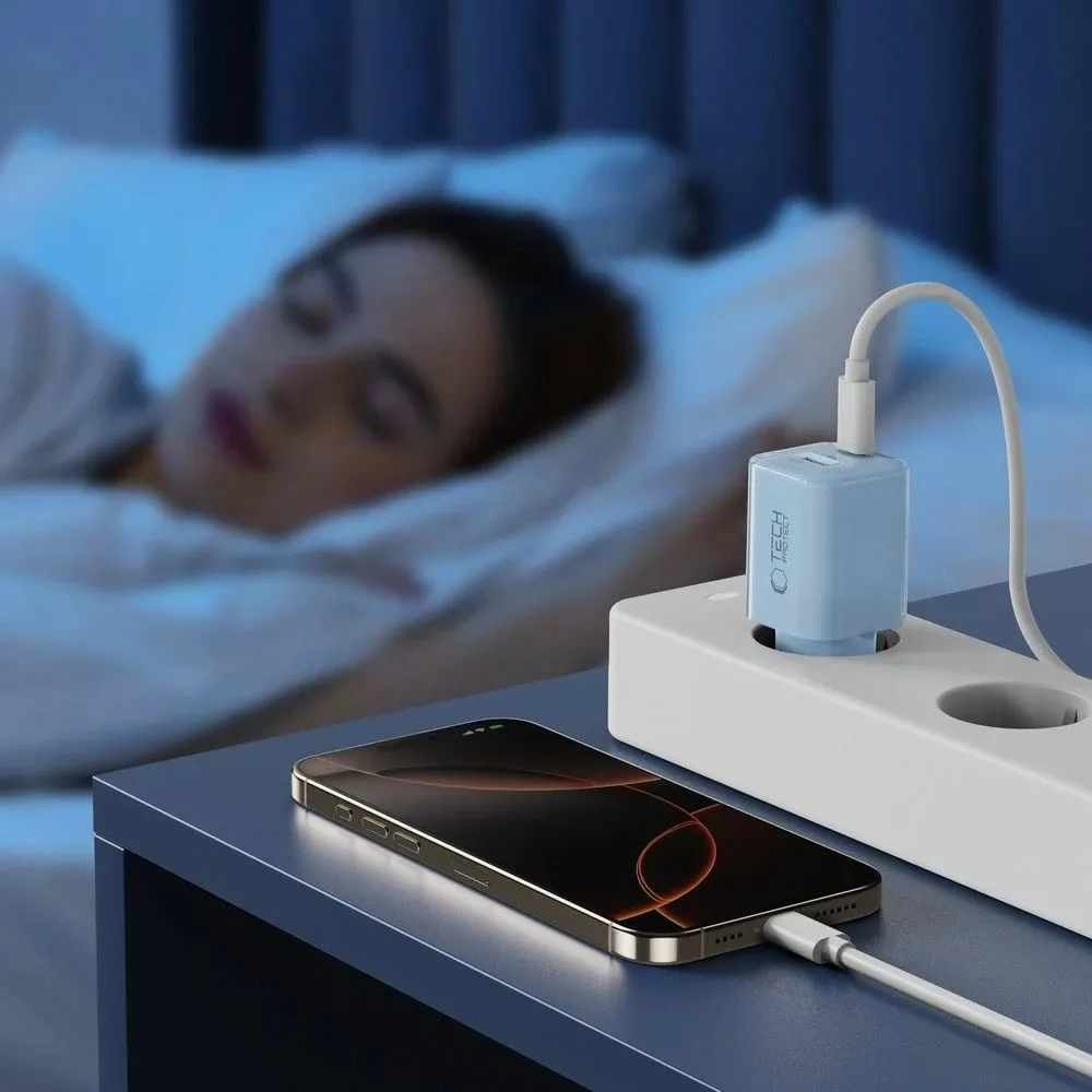 Karikues muri Tech-Protect NCM33W, 2 porta, 33W, Blu - 8