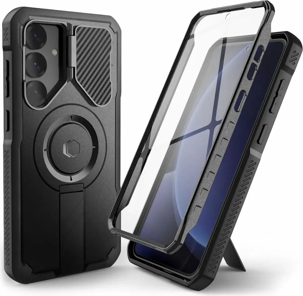 Mbështjellës Tech-Protect Kevlar MagSafe+ për Samsung Galaxy S25 Plus, i zi - 1