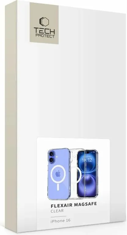 Mbështjellës Tech-Protect FlexAir MagSafe për iPhone 16, Transparent - 3