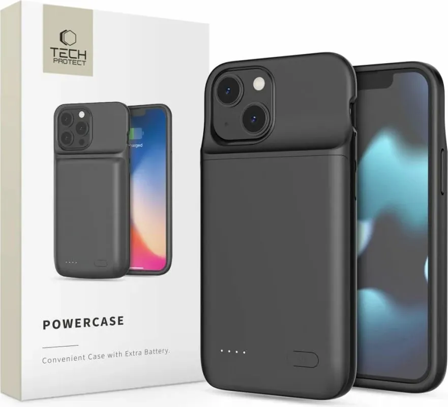 Mbështjellëse me bateri Tech - Protect për iPhone 12 Mini dhe iPhone 13 Mini, e zezë - 3
