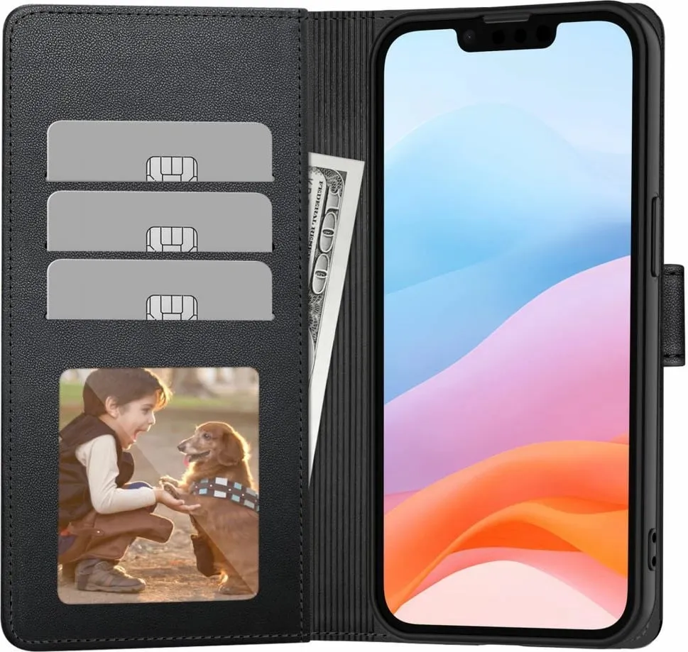 Mbështjellës Tech-Protect Wallet për Motorola Edge 60 Fusion, i zi - 2