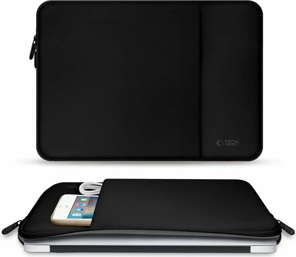 Këllëf për laptop Tech-Protect, 16", i zi - 6