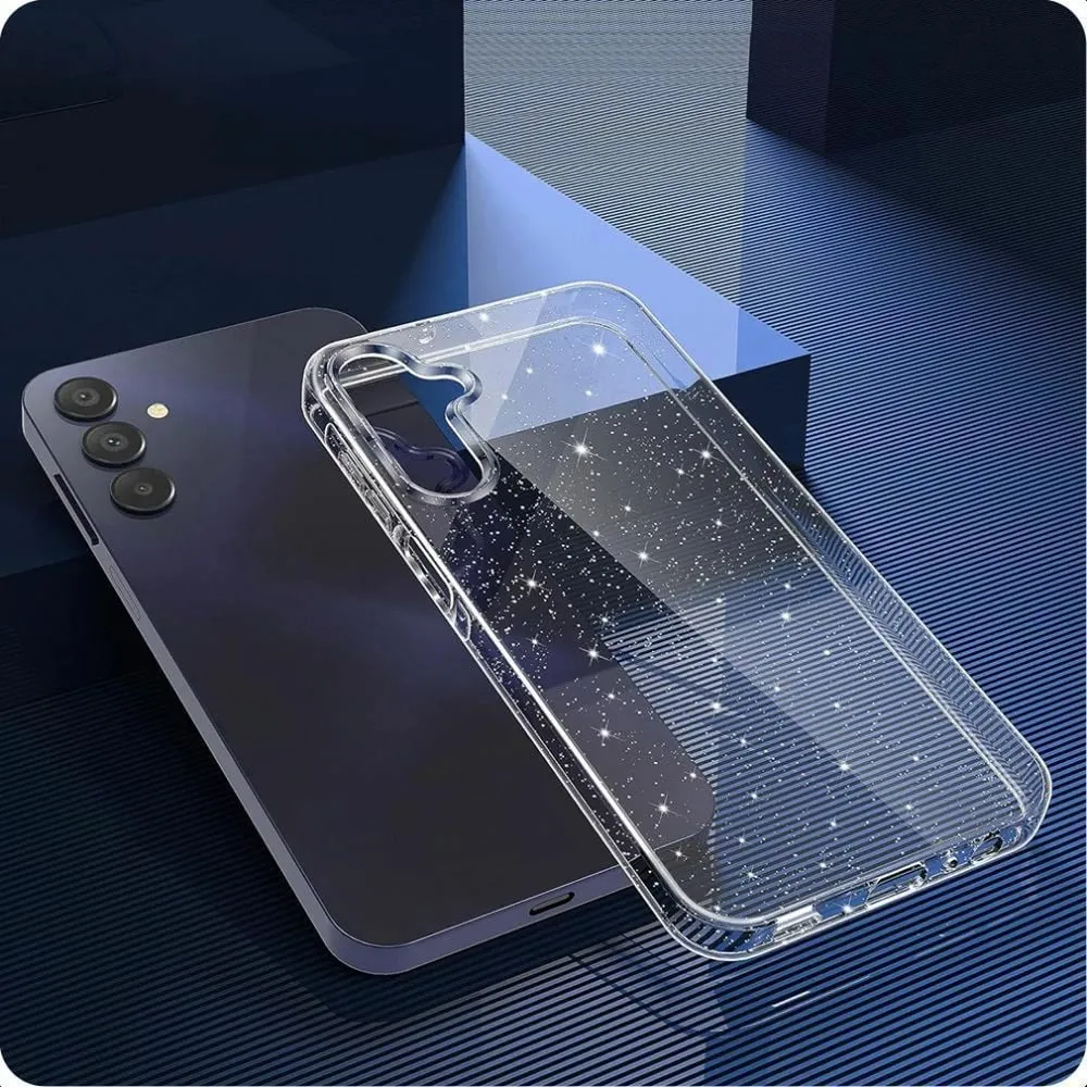 Mbështjellës Tech-Protect FlexAir për Samsung Galaxy A26 5G, Transparent-Glitter - 4