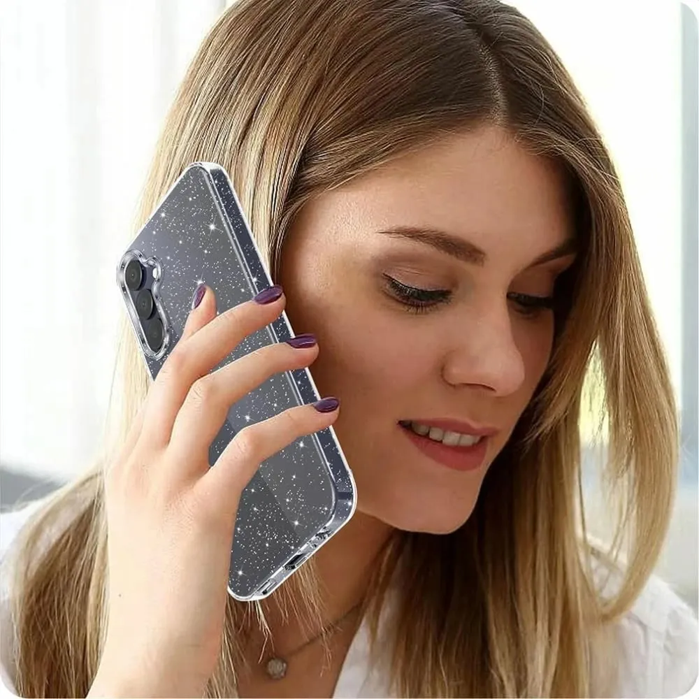 Mbështjellës Tech-Protect FlexAir për Samsung Galaxy A26 5G, Transparent-Glitter - 5