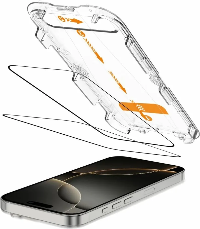 Mbrojtës ekrani xham i temperuar Tech-Protect Quick Set+ për iPhone 16 Pro Max, 2 copë - 2
