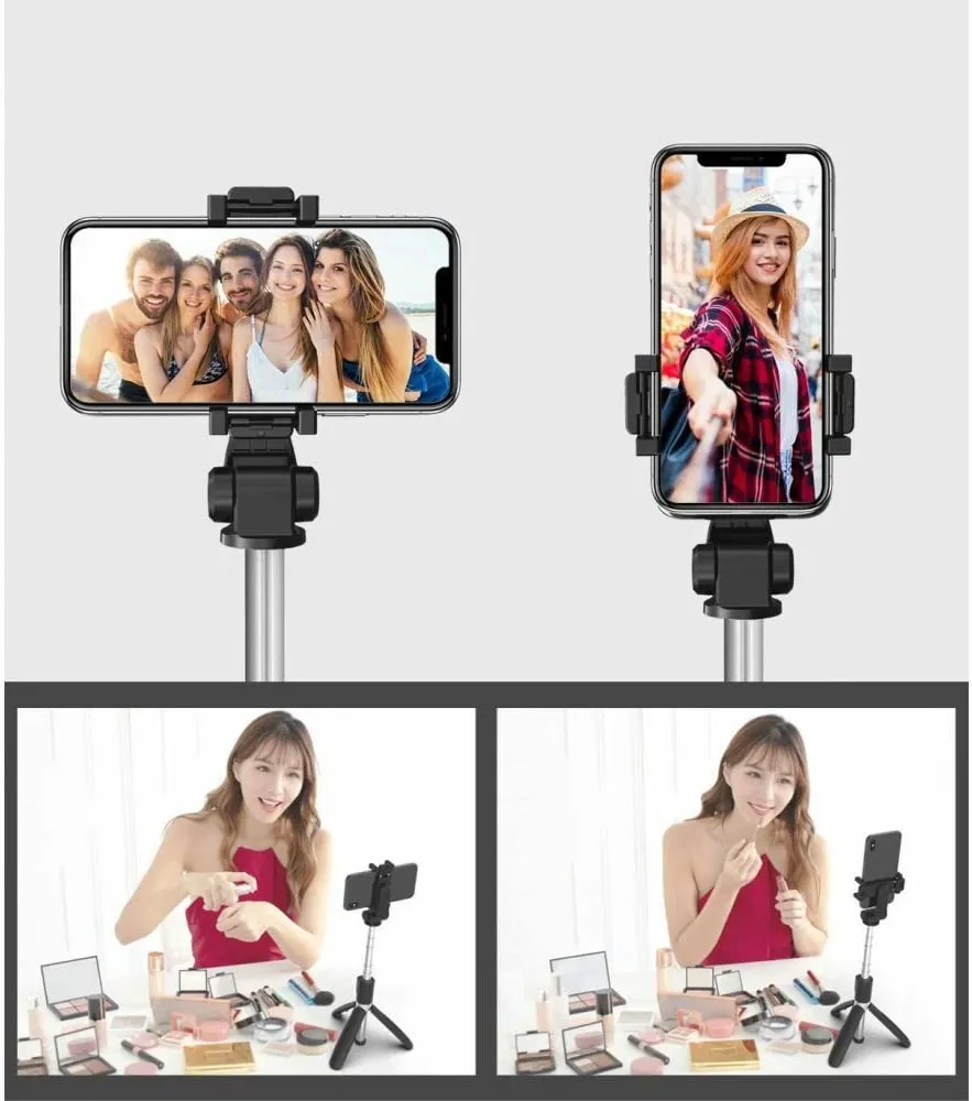 Selfie stick tripod Tech-Protect L02S, Bluetooth, i palosshëm, i zi - 6
