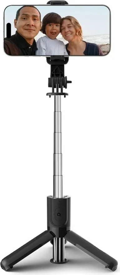 Selfie stick tripod Tech-Protect L02S, Bluetooth, i palosshëm, i zi - 7