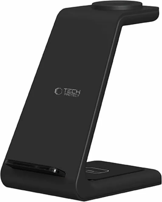 Stacion karikimi 3-në-1 Tech-Protect QI15W-A36 për Apple, i zi - 3