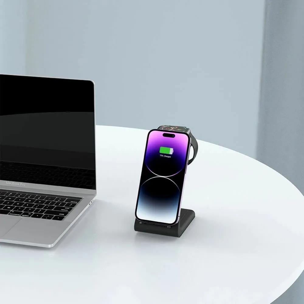 Stacion karikimi 3-në-1 Tech-Protect QI15W-A36 për Apple, i zi - 7