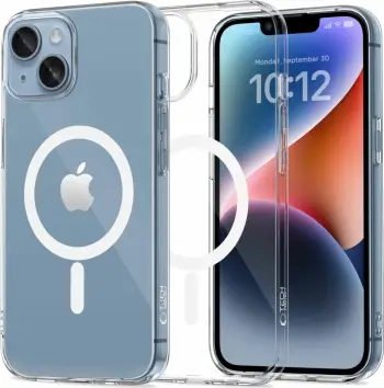 Mbështjellës Tech-Protect FlexAir MagSafe për iPhone 13/14, Transparent