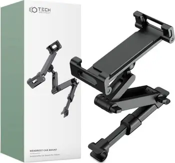 Mbajtëse koke sediljeje për veturë Tech-Protect Stretchable Headrest, universale, e zezë