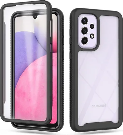 Mbështjellëse Tech - Protect DEFENSE360 për Galaxy A33 5G, e zezë - 1