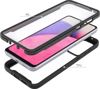 Mbështjellëse Tech - Protect DEFENSE360 për Galaxy A33 5G, e zezë - 2