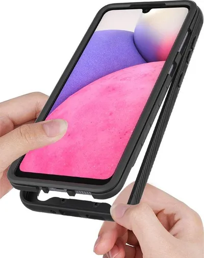 Mbështjellëse Tech - Protect DEFENSE360 për Galaxy A33 5G, e zezë - 3