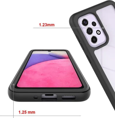 Mbështjellëse Tech - Protect DEFENSE360 për Galaxy A33 5G, e zezë - 4