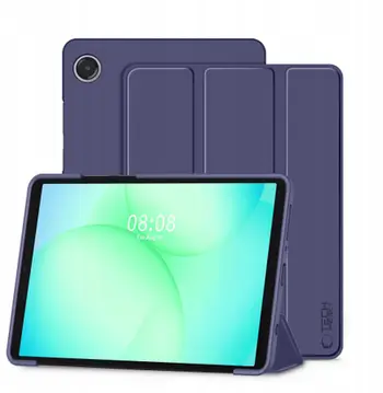 Mbulesë tablet Tech-Protect SmartCase Galaxy Tab A9 A11 8.7, funksion gjumi, blu navy