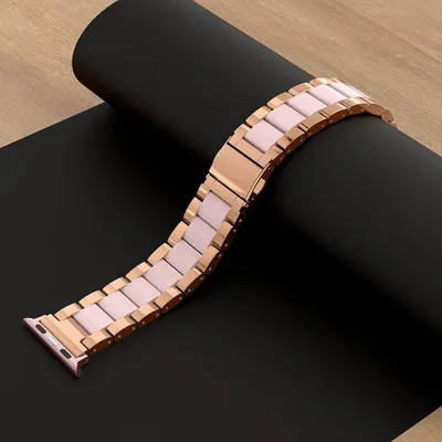Rrip Tech-Protect Modern për Apple Watch 1/2/3/4/5/6 (38 / 40mm), i artë - 4