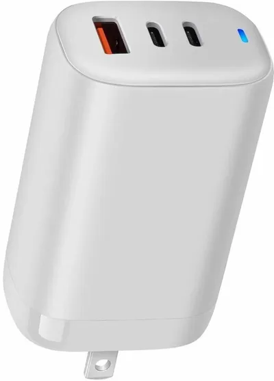 Karikues Acer GaN 65W, 3 porta (2x Type-C, 1x Type-A), i bardhë - 5