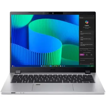 Laptop Acer TravelMate P2 TMP214-56-TCO-54AL, Intel Core i5, 16 GB RAM, 512 GB SSD, Pure Silver