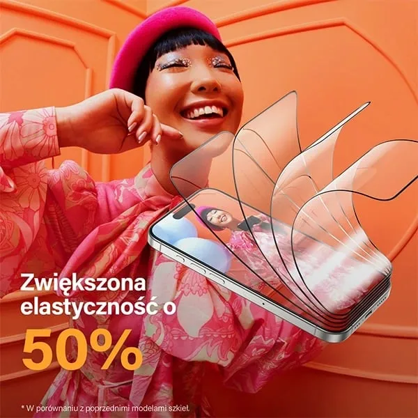 Xham i temperuar PanzerGlass Ultra-Wide Fit për iPhone 15 - 7