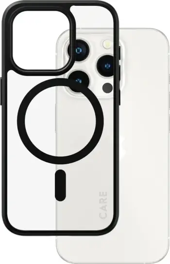 Mbështjellës PanzerGlass CARE Case Flagship MagSafe për iPhone 15 Pro, transparent