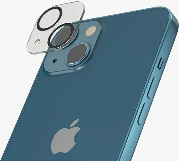 Mbrojtës kamerë PanzerGlass për iPhone 13 13 Mini, xham i temperuar, transparen - 2