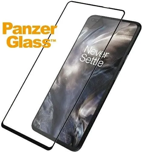 Xham i temperuar PanzerGlass E2E Super+ për OnePlus Nord, me kornizë të zezë - 2