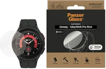 Xham mbrojtës PanzerGlass për Samsung Galaxy Watch 5 Pro 45mm, xham i temperuar, transparnet