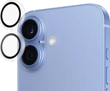Mbrojtës kamere PanzerGlass Hoops, për iPhone 16 16 Plus, transparent