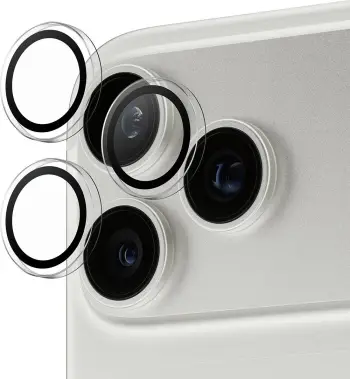 Mbështjellës kamerash PanzerGlass Hoops për iPhone 17 Pro/Pro Max/16 Pro/Pro Max, transparent