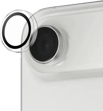 Mbrojtës lente PanzerGlass Hoops për iPhone Air, transparent