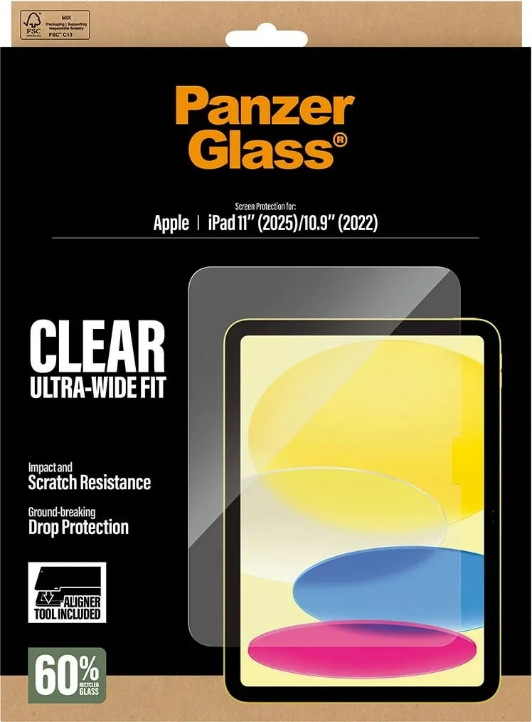 Mbrojtës xhami PanzerGlass për iPad 11th 11" (2025) transparent - 3
