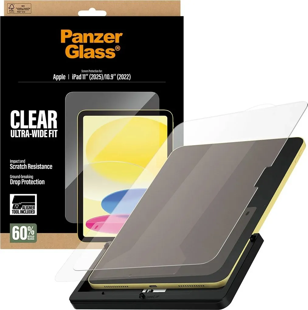 Mbrojtës xhami PanzerGlass për iPad 11th 11" (2025) transparent - 5